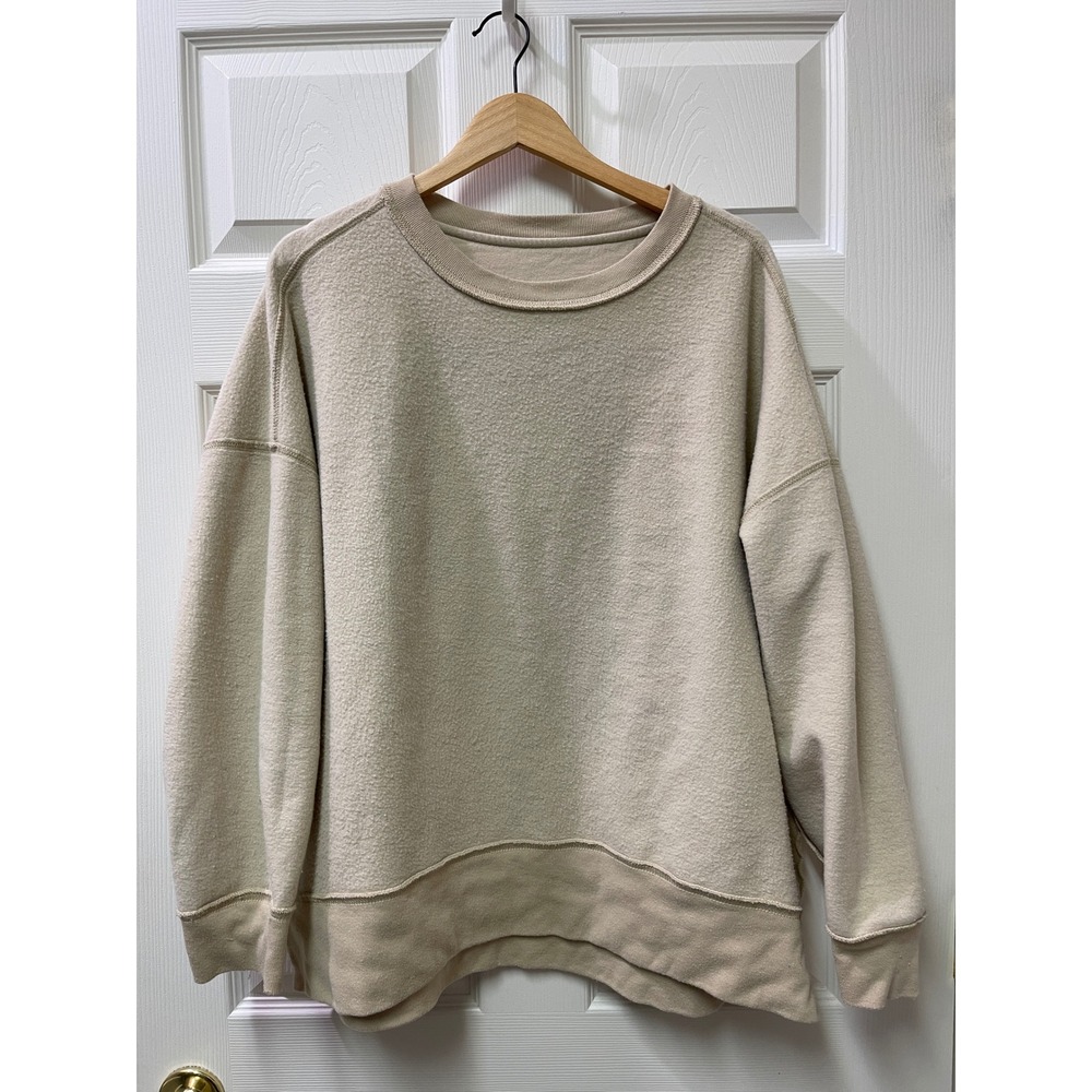 Whitney Houston Sweatshirt XL Graphic Crewneck Oversized Beige - Picture 13 of 17